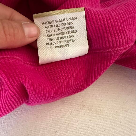 Womens Top Size XL Pink Tank Collar Business Casual Resort Wear Golf Tennis Work - Picture 7 of 7